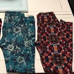 OS LulaRoe Leggings (2 Pairs)